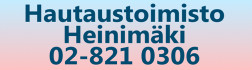 Hautaustoimisto Heinimäki logo